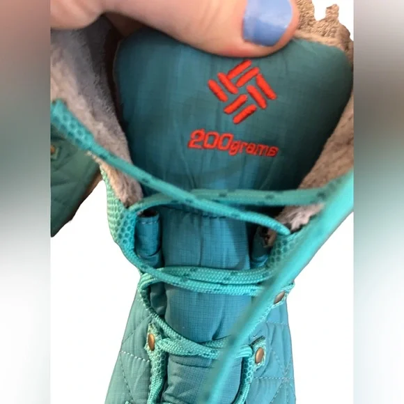 Columbia Teal and Gray Winter Boots - Picture 2 of 9